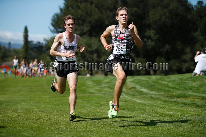 2014StanfordSeededBoys-524.JPG - Seeded boys race at the Stanford Invitational, September 27, Stanford Golf Course, Stanford, California.